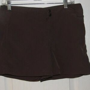 L. L. Bean Women’s Brown Nylon Shorts Size 12 (3.5" inseam)